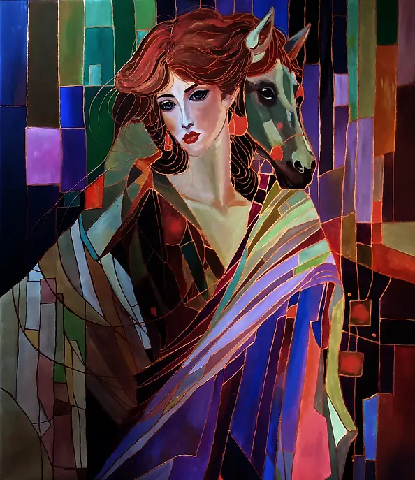 Magda Malinowska - Madonna with a Horse