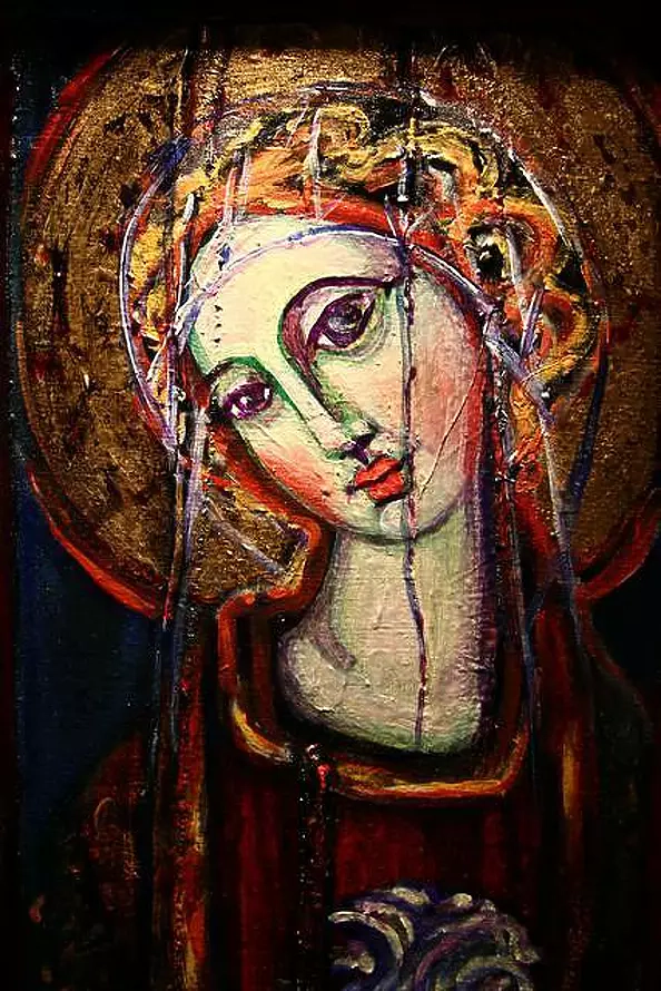 Eugeniusz Molski - Madonna z kwiatem
