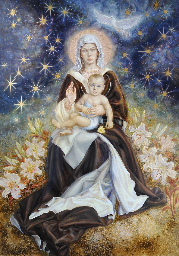 Snieżana Viteckaja - Madonna z liliami