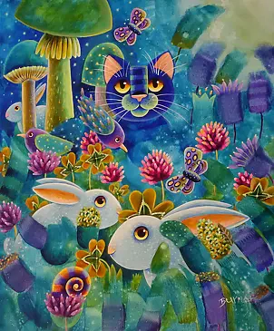 Wiesława Burnat - La magia della tana del Bianconiglio