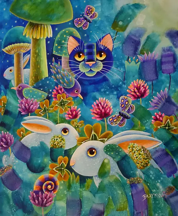 Wiesława Burnat - La magia della tana del Bianconiglio