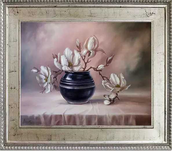 Lidia Olbrycht - Magnolia in a Vase