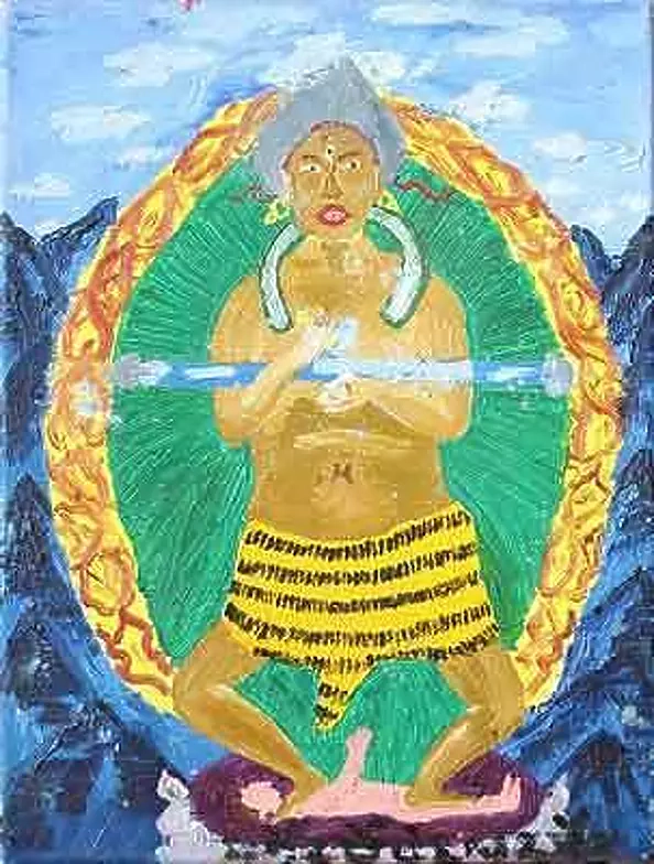 Mateusz Stanek - Mahakala with Danda (club) (Tib. Gon-po Leng)