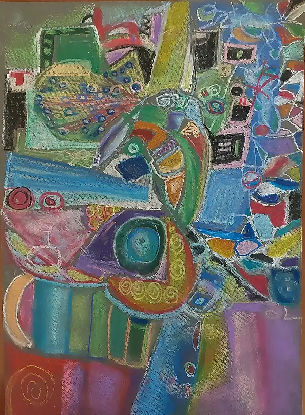 Artur Szałkowski, May, Pastel - paper, 33 x 45