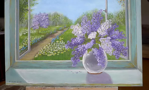 Regina Karcz - May outside the window