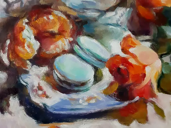 Barbara Gulbinowicz - Macarons, mandarini e rose