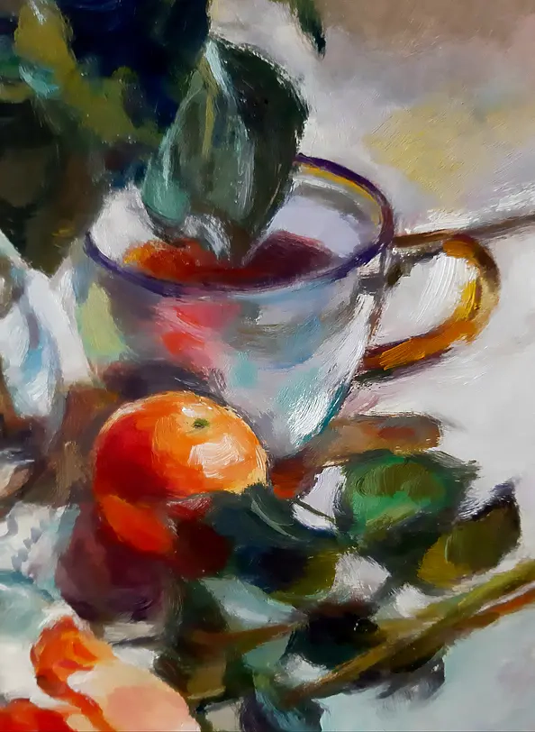 Barbara Gulbinowicz - Macarons, mandarini e rose