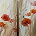 Lidia Olbrycht - Poppies Diptych