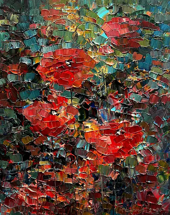 Krzysztof Łozowski - Poppies III