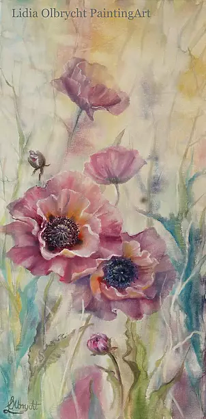 Lidia Olbrycht - Poppies - Impression