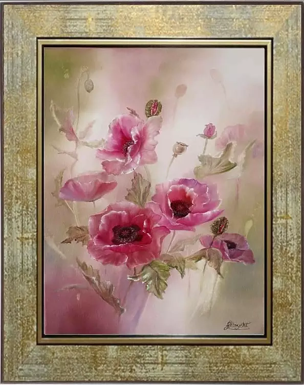 Lidia Olbrycht - Garden Poppies Impresja