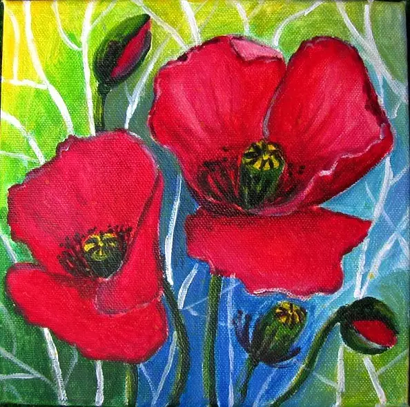 Magdalena Iwanowska - Maki - Poppies