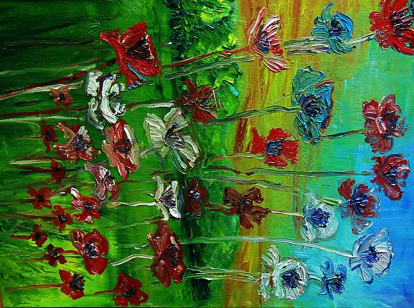 Helga Maria RADOCHOŃSKA - Poppies abstraction