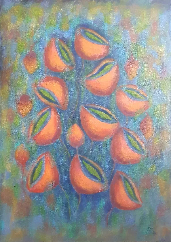 Edyta Jachowicz- Bąk - Maki impresja II