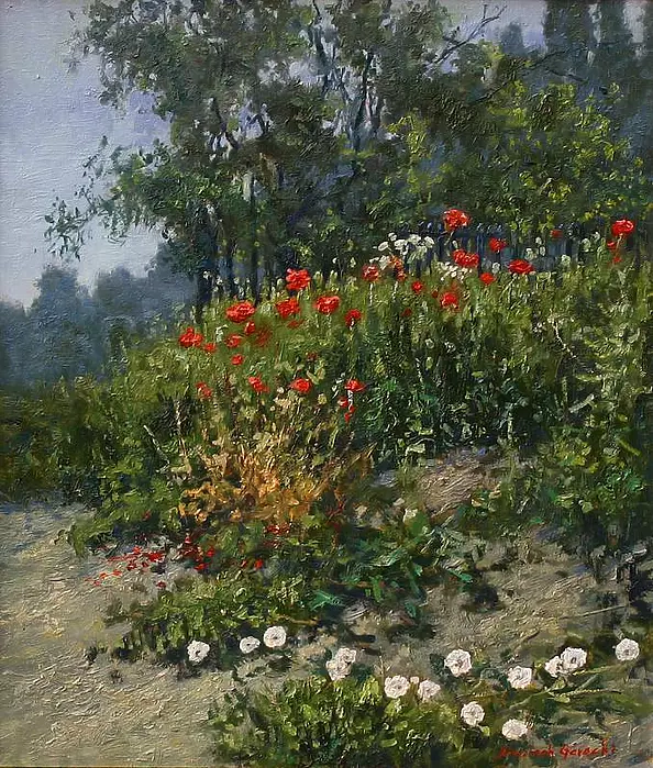 Wojciech Górecki - Poppies by the road