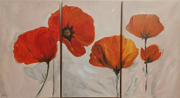 LUCYNA Wiech - Maki - tryptyk 