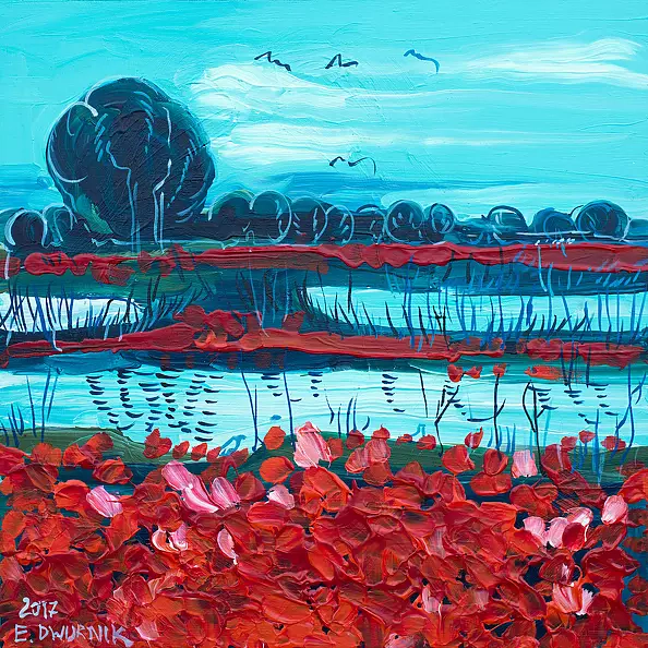 Edward Dwurnik - Maki w Mikolajkach