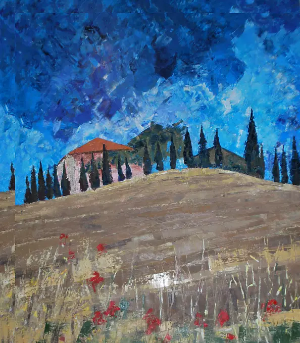 Bożena Siewierska - Maki w Toskanii