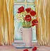 Jadwiga Rudnicka - Poppies in the window