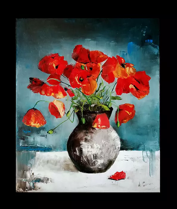 Anna Słota - Maki w wazonie