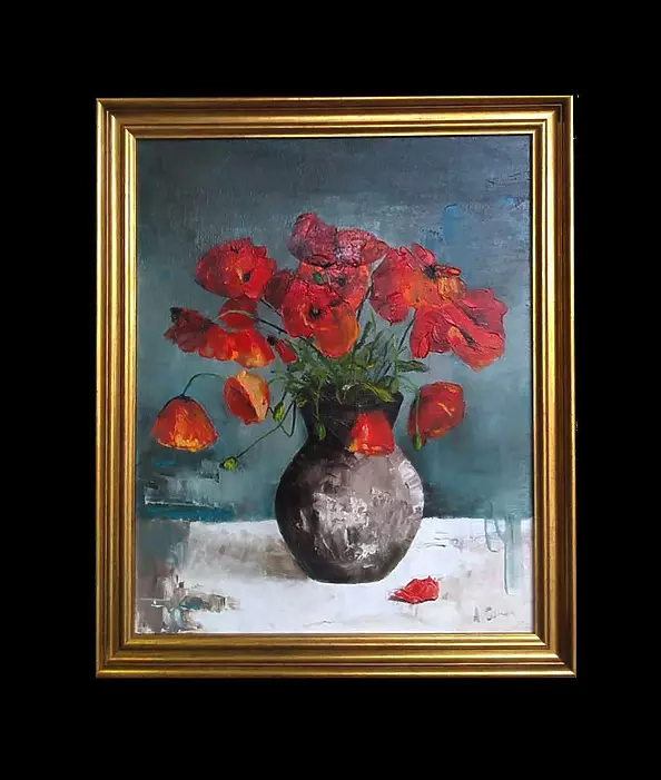 Anna Słota - Maki w wazonie