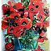 Teresa Kopańska - Poppies in a vase