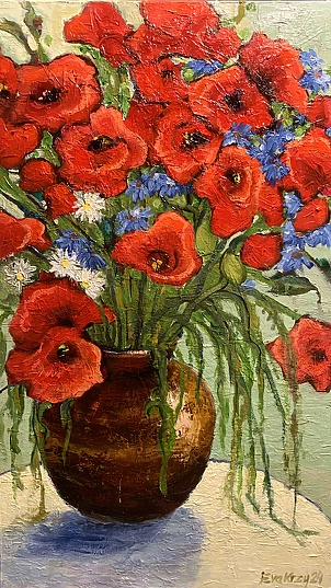 Ewa Krzymińska - Poppies from Vincent's meadows