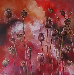 Marta Milewska - Makówki w czerwieni