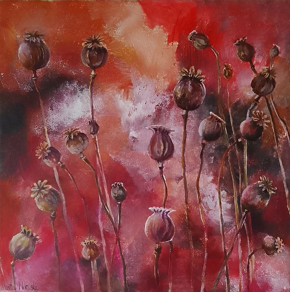 Marta Milewska - Poppy seeds in red