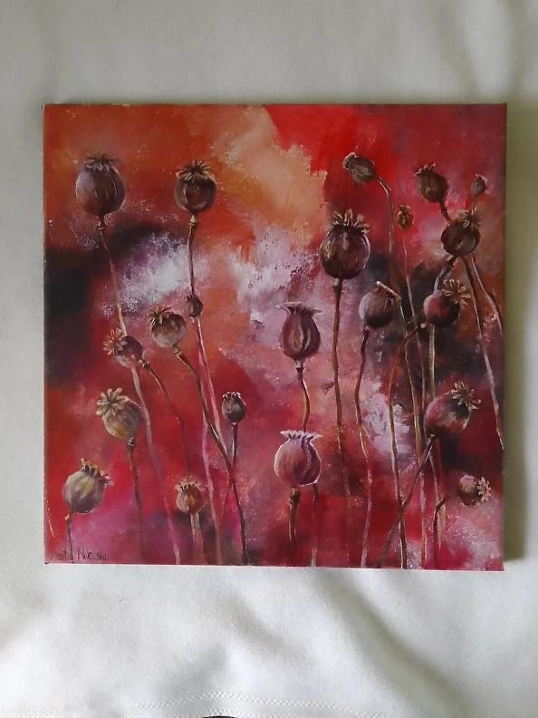 Marta Milewska - Poppy seeds in red