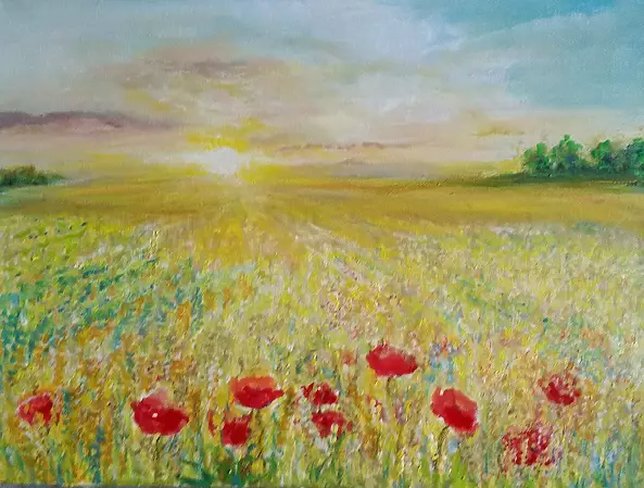 Jadwiga Rudnicka - Poppy morning