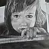 Agnieszka Kurlenda - Little Princess pencil drawing