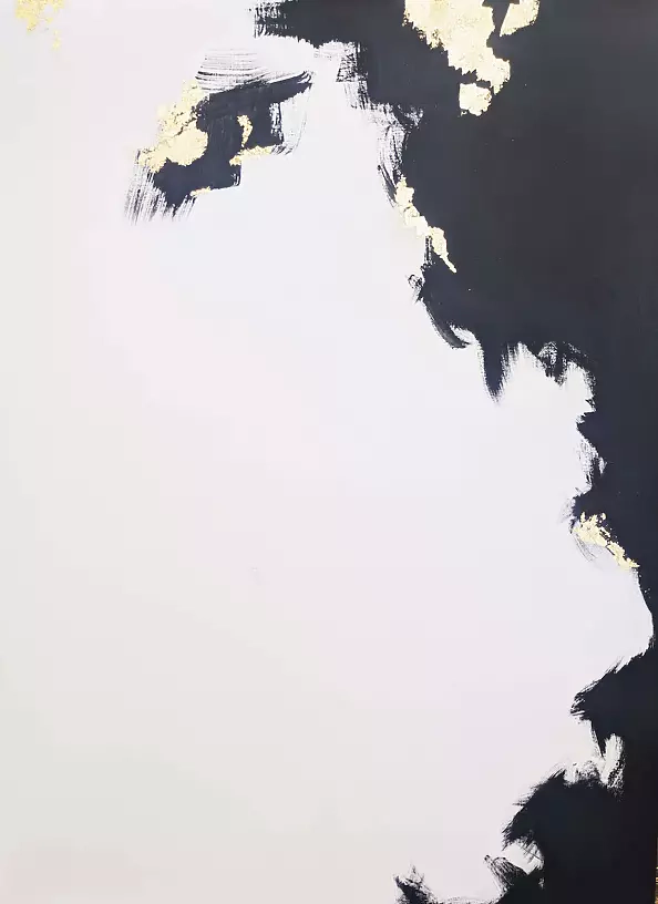 Veronika Ls - Peinture abstraite avec de l'or