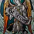 Anna Kloza Rozwadowska - Painting on glass Angel - Be Strong