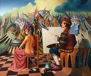 Tomasz Sętowski - Painter and Model, 2006