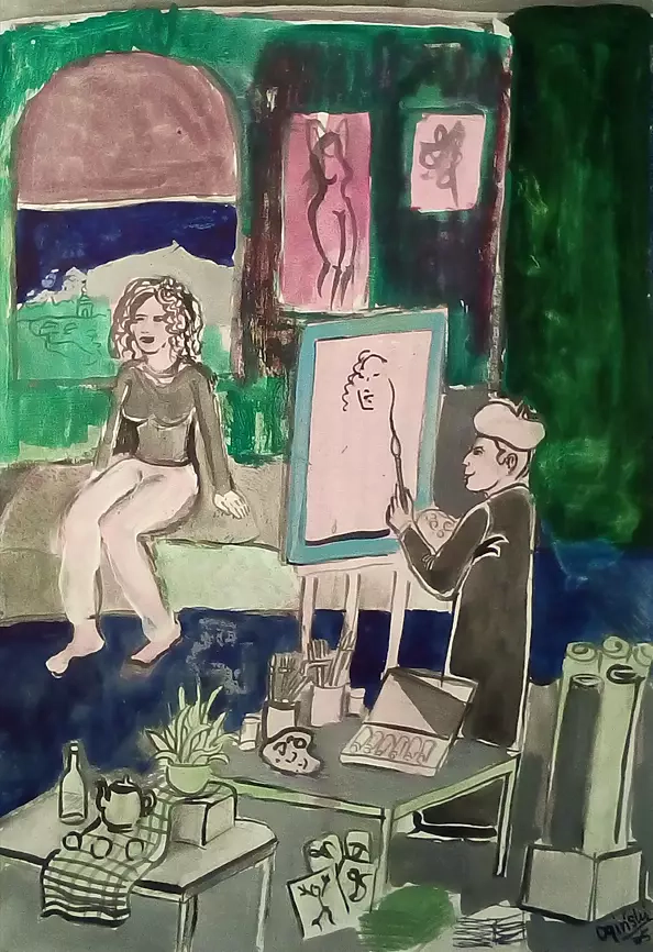 Michał Ogiński - Painter and model