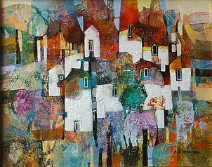 Alicja Słaboń Urbaniak - Little town