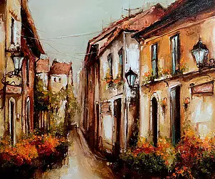 Elżbieta Brożek - Malownicza uliczka