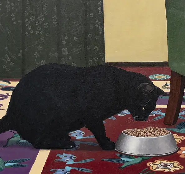 Nataliya Bagatskaya, Malując pokój, Obraz akrylowy - płótno, 90 x 110