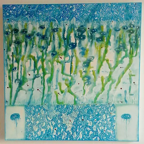 Anna Dela Kiersztyn - Small blue ,, ,,