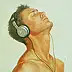 Hongtao Huang, Man listens to music, Масляная картина - холст, плита, 30 x 23