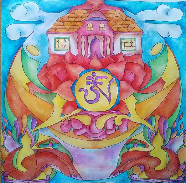 Elena Tronina - Mandala Individual: Home fire