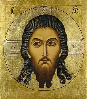 Malwina Wójcik - Mandylion - gemalt von russischen Ikonen aus dem zwölften Jahrhundert