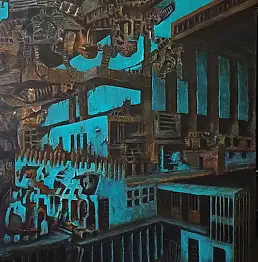 Paula Staniec, Манифест времени, Акрилова картина - холст, 70 x 100