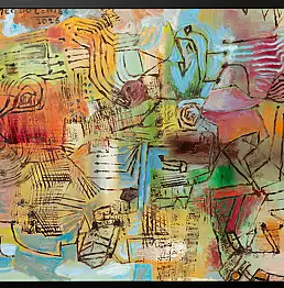 Stanisław Młodożeniec, Mapa Pogody, Obraz olejny - płótno, 100 x 80