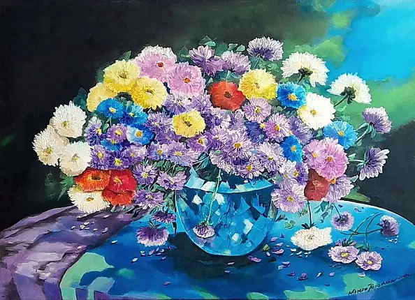 Teresa Kopańska - "Marcinki in a crystal vase"