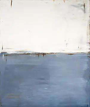 Maja Gajewska, Marengo and white I, Oil painting - canvas, 100 x 120