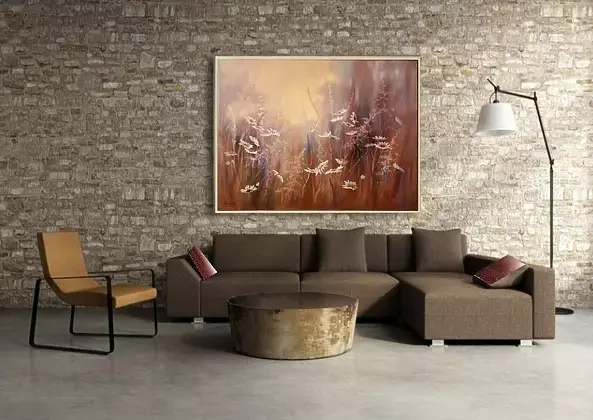 Lidia Olbrycht - Marguerites in the meadow