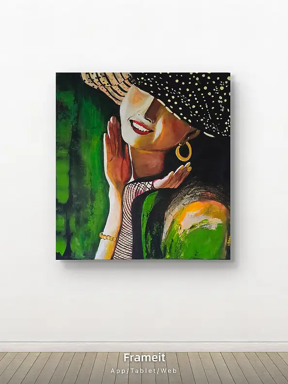 Ewa Mościszko, Maria Maddalena, Dipinto acrilico - tela, 50 x 50