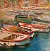 Dariusz Żejmo, Marina, Obraz olejny - płyta, płótno, 30 x 30